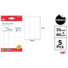 Etiquetas Autoadhesivas Rectangulares Blancas 35x40mm 60u