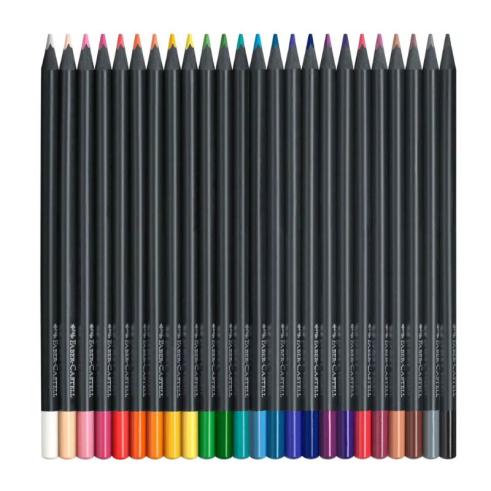 Faber-Castell Black Edition Pack de 24 Lapices de Colores