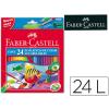 FABER CASTELL LAPICES DE COLRES ACUARELABLES - 24 unidades
