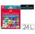 FABER CASTELL LAPICES DE COLRES ACUARELABLES - 24 unidades