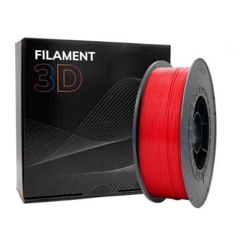 Filamento 3D - ASA - Color: Rojo - 1.75 mm / 1 kg