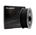 Filamento 3D - PETG - Color: Negro - 1.75 mm / 1 kg