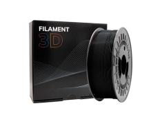 Filamento 3D - PETG - Color: Negro - 1.75 mm / 2.5 kg