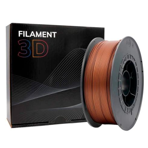 Filamento 3D - PLA - Color: Bronce - 1.75 mm / 1 kg