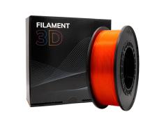 Filamento 3D - PLA - Color: Naranja Fluorescente - 1.75 mm / 1 kg