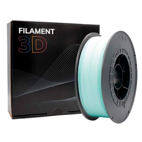 Filamento 3D - PLA - Color: Turquesa Claro - 1.75 mm / 1 kg