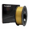 Filamento 3D - PLA GLITTER - Color: Oro - 1.75 mm / 1 kg