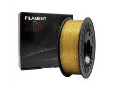 Filamento 3D - PLA GLITTER - Color: Oro - 1.75 mm / 1 kg