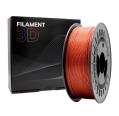 Filamento 3D - PLA GLITTER - Color: Rojo - 1.75 mm / 1 kg