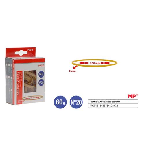 Gomas Elasticas 60g 200x5mm