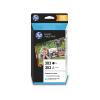 HP 303 Negro + Color Pack de 2 Cartuchos de Tinta Originales + 40 Hojas de Papel Fotográfico