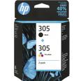 HP 305 Negro + Color Pack de 2 Originales