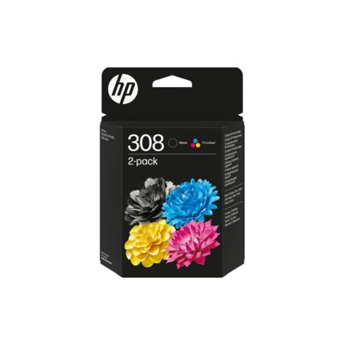 HP 308 Negro + Color Pack de 2 Cartuchos Originales