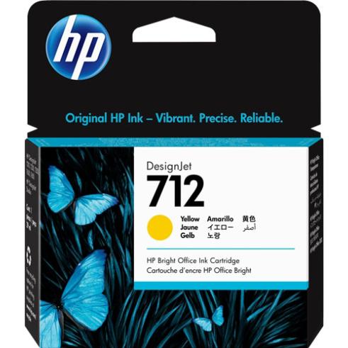 HP 712 Amarillo Original