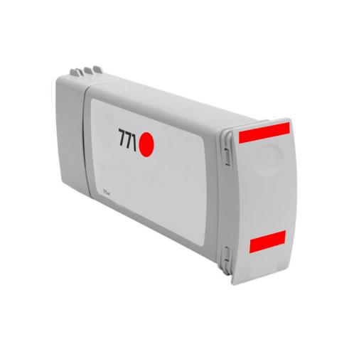 HP 771C Rojo Cromático Tinta Pigmentada Compatible