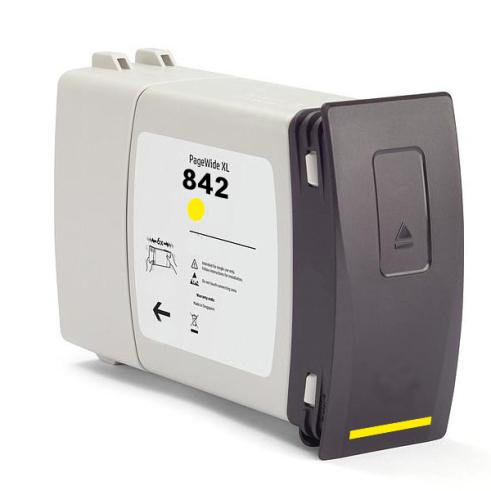 HP 842C Amarillo Tinta Pigmentada Compatible