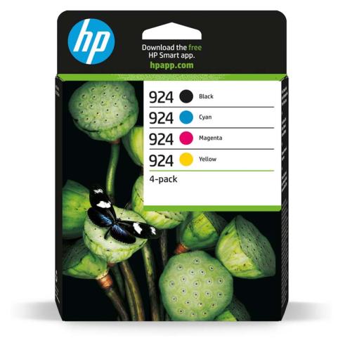 HP 924 Pack de 4 Cartuchos Originales