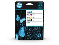 HP 934 + 935 Pack de 4 Cartuchos de Tinta Originales