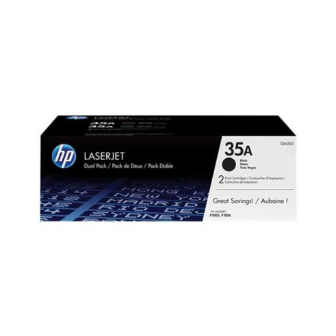 HP CB435A Negro Pack de 2 Originales