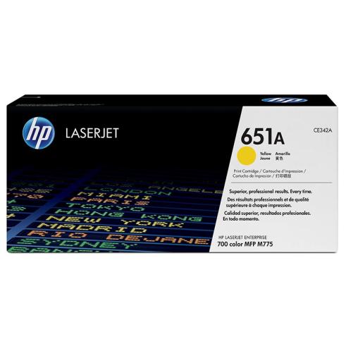 HP CE342A / 651A Amarillo Original