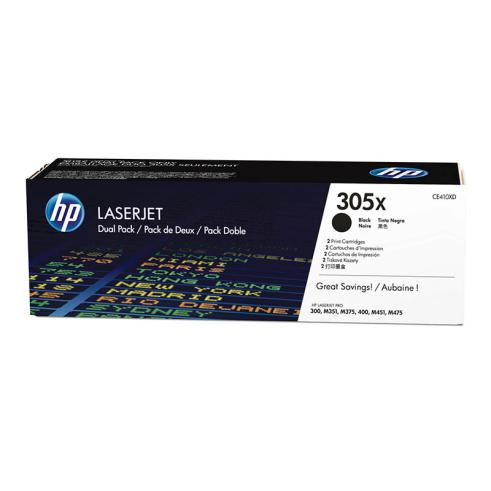 HP CE410X / 305X Negro Pack de 2 Originales