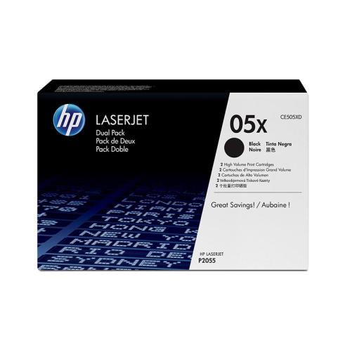 HP CE505X Pack de 2 Originales
