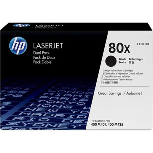 HP CF280X Pack de 2 Originales