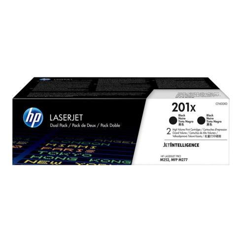 HP CF400X / 201X Negro Pack de 2 Originales