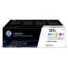 HP CF401X/CF402X/CF403X Pack de 3 Originales