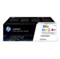 HP CF401X/CF402X/CF403X Pack de 3 Originales