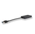 Hub de 4 Puertos USB 3.0 4.80GB/s Negro NGS