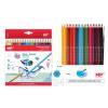 Lápices de Colores Acuarelables 24u + Pincel