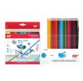 Lápices de Colores Acuarelables 24u + Pincel