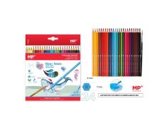 Lápices de Colores Acuarelables 24u + Pincel