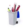 Lapicero Contenedor con Ruedas Gris