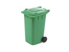 Lapicero Contenedor con Ruedas Verde