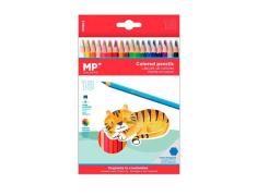 Lápices de Colores de Madera Plascolor 18u