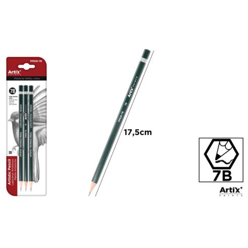 Lápiz Artístico 7B 3u Artix