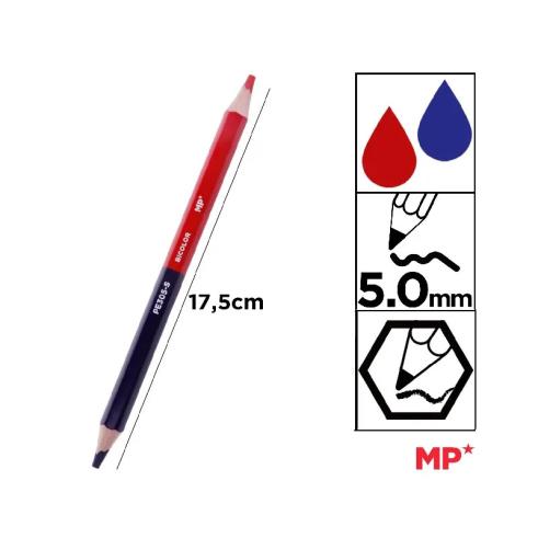 Lapiz Bicolor Grueso Hexagonal MP