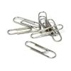 LIDERPAPEL CAJA DE 100 CLIPS LABIADOS DE 33 MM