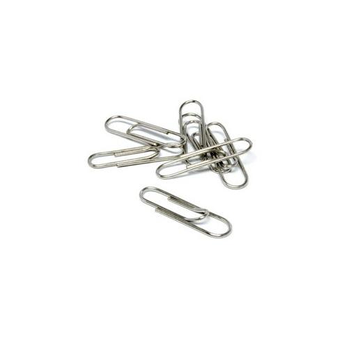 LIDERPAPEL CAJA DE 100 CLIPS LABIADOS DE 33 MM
