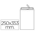 LIDERPAPEL CAJA DE 250 SOBRES BLANCO 90GR 250x353 MM Nº10