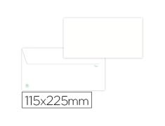 Liderpapel Caja de 500 Sobres Blancos 90g 115X25mm