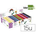 LIDERPAPEL PLASTILINA 15uds 150gr