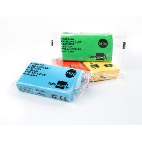 LIDERPAPEL PLASTILINA 15uds 150gr