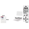 Lienzo en Tablilla 13x18cm 280g/m2 Pack 6u