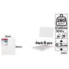 Lienzo en Tablilla 15x20cm 280g/m2 Pack 6u