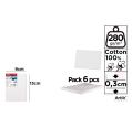 Lienzo en Tablilla 9x13cm 280g/m2 Pack 6u