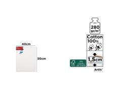 Lienzo Profesional 40x50cm 280g/m2
