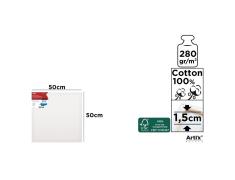 Lienzo Profesional 50x50cm 280g/m2
